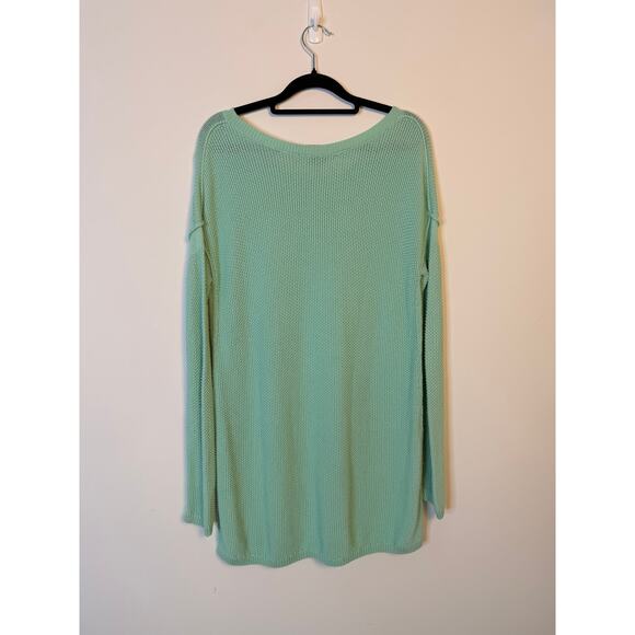 Vince Mint Green Cotton Cashmere Knit Sweater XS - Picture 3 of 6